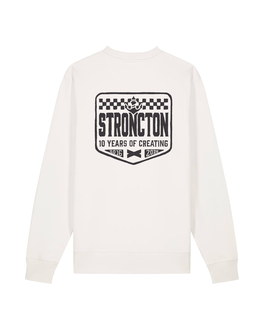 10 Years Creating Organic Crewneck - Off White