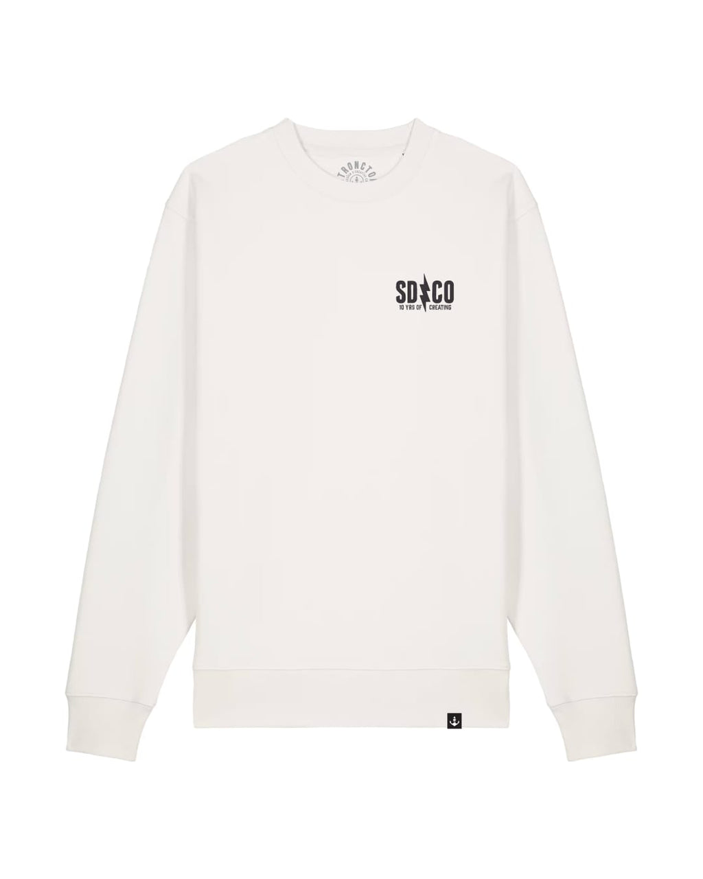 10 Years Creating Organic Crewneck - Off White