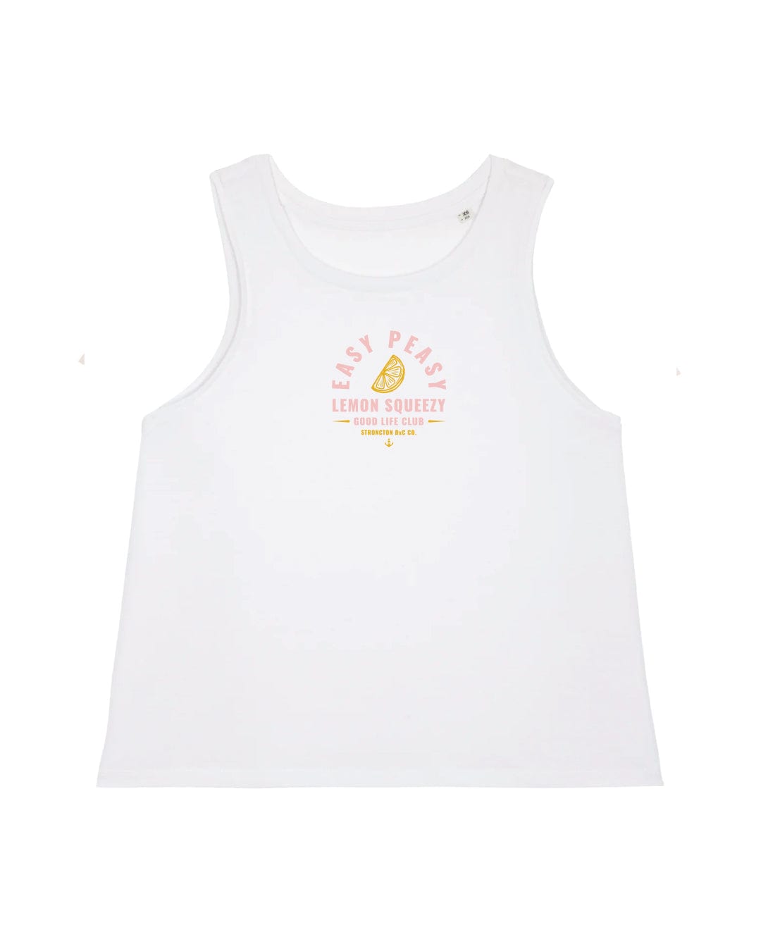 Easy Peasy Organic Women Tank Top - White