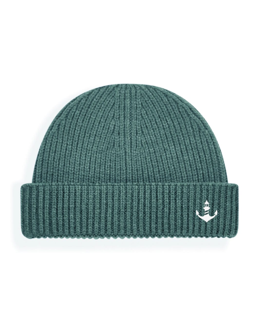 Logo Stitch Harbour Beanie - Marine Green