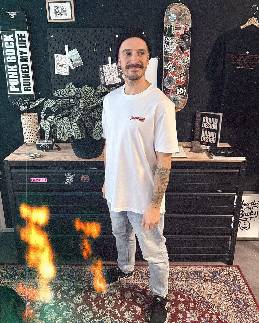 Built With Heart Organic T-Shirt - White