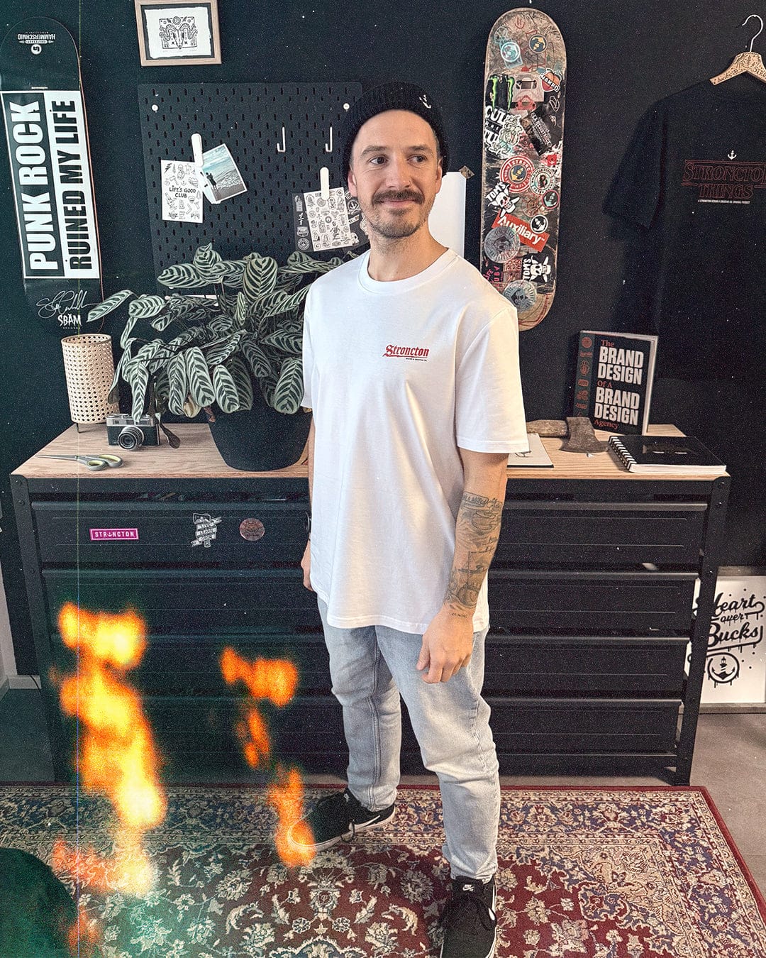 Built With Heart Organic T-Shirt - White