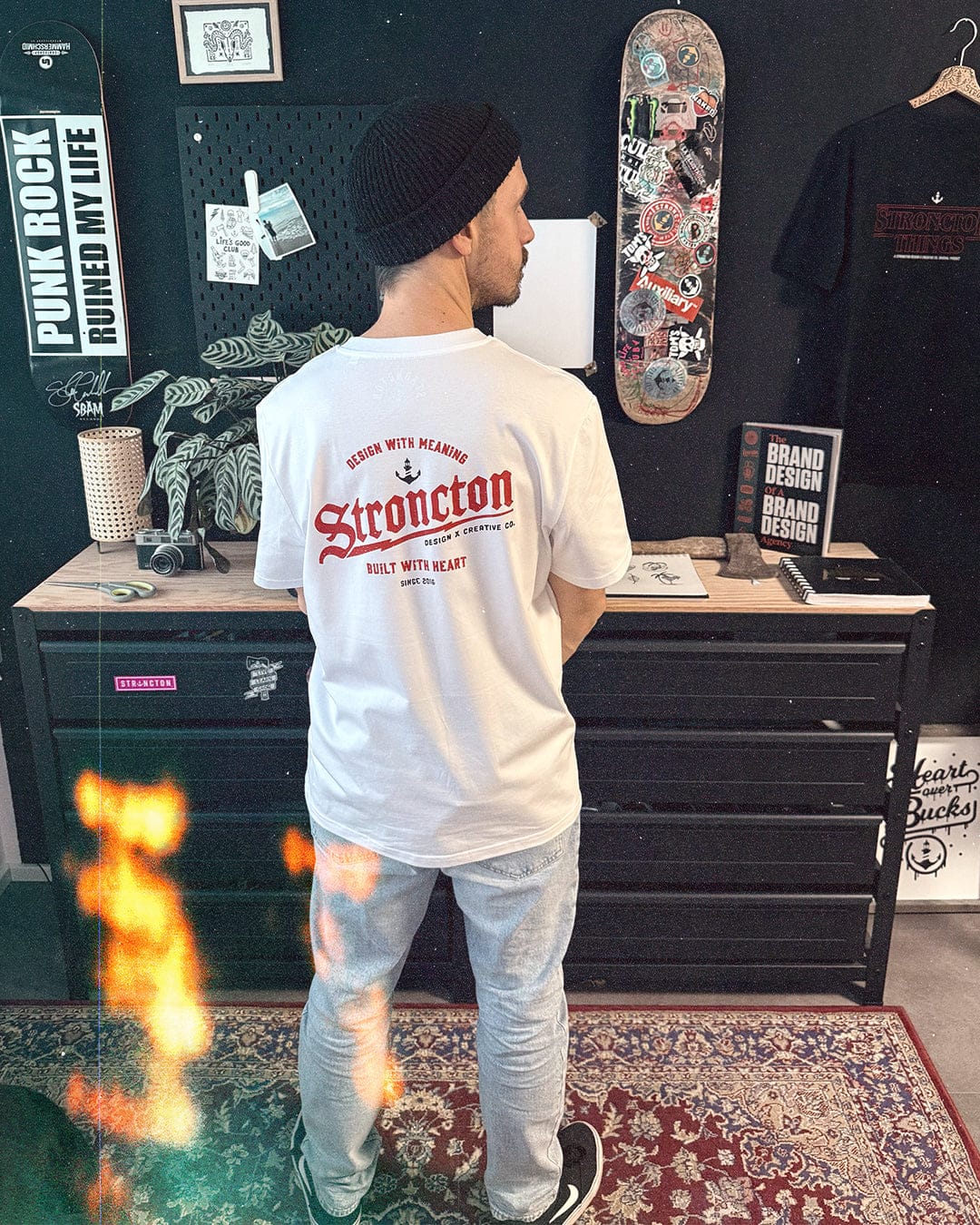 Built With Heart Organic T-Shirt - White