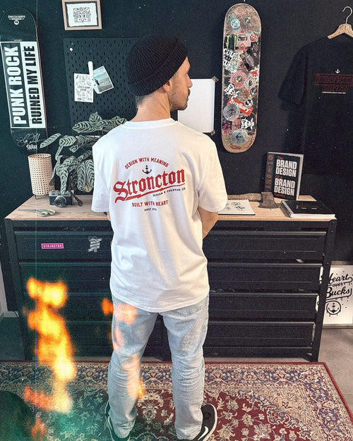 Built With Heart Organic T-Shirt - White