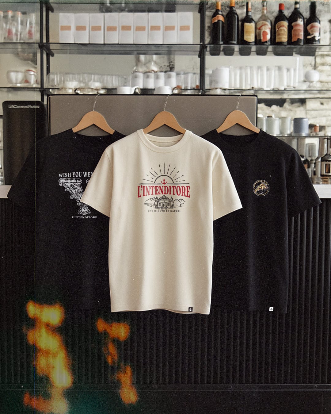 L&#39;Intenditore The Venue - Organic T-Shirt - Vintage White