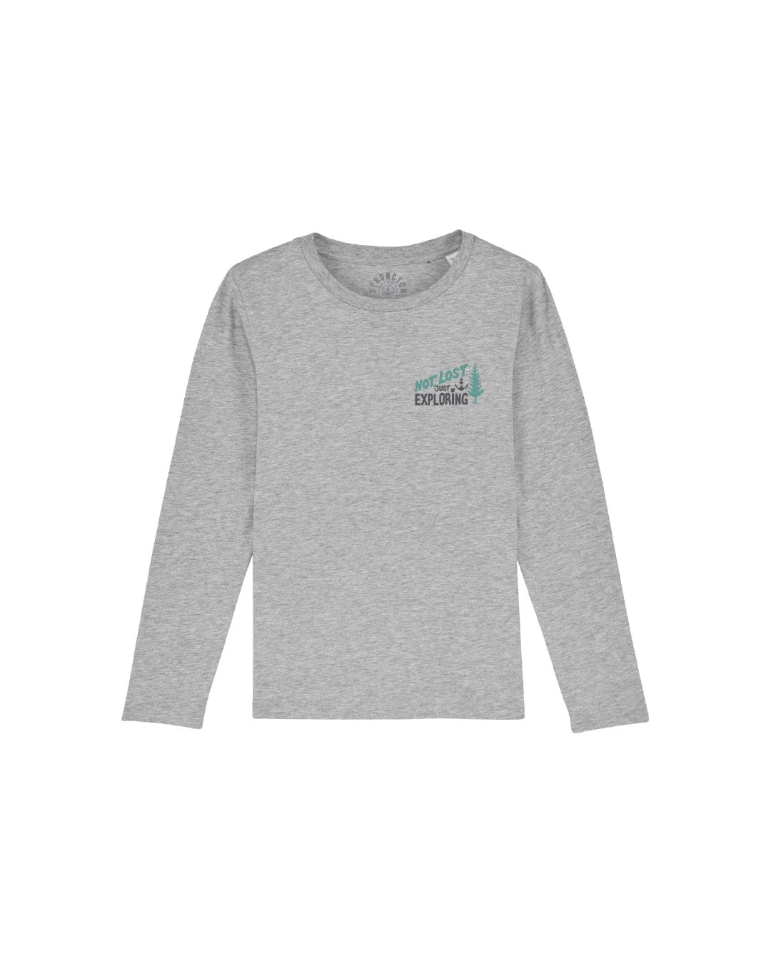 Not Lost Kids Longsleeve - Heather Grey