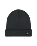 Organic Rib Beanie - Black
