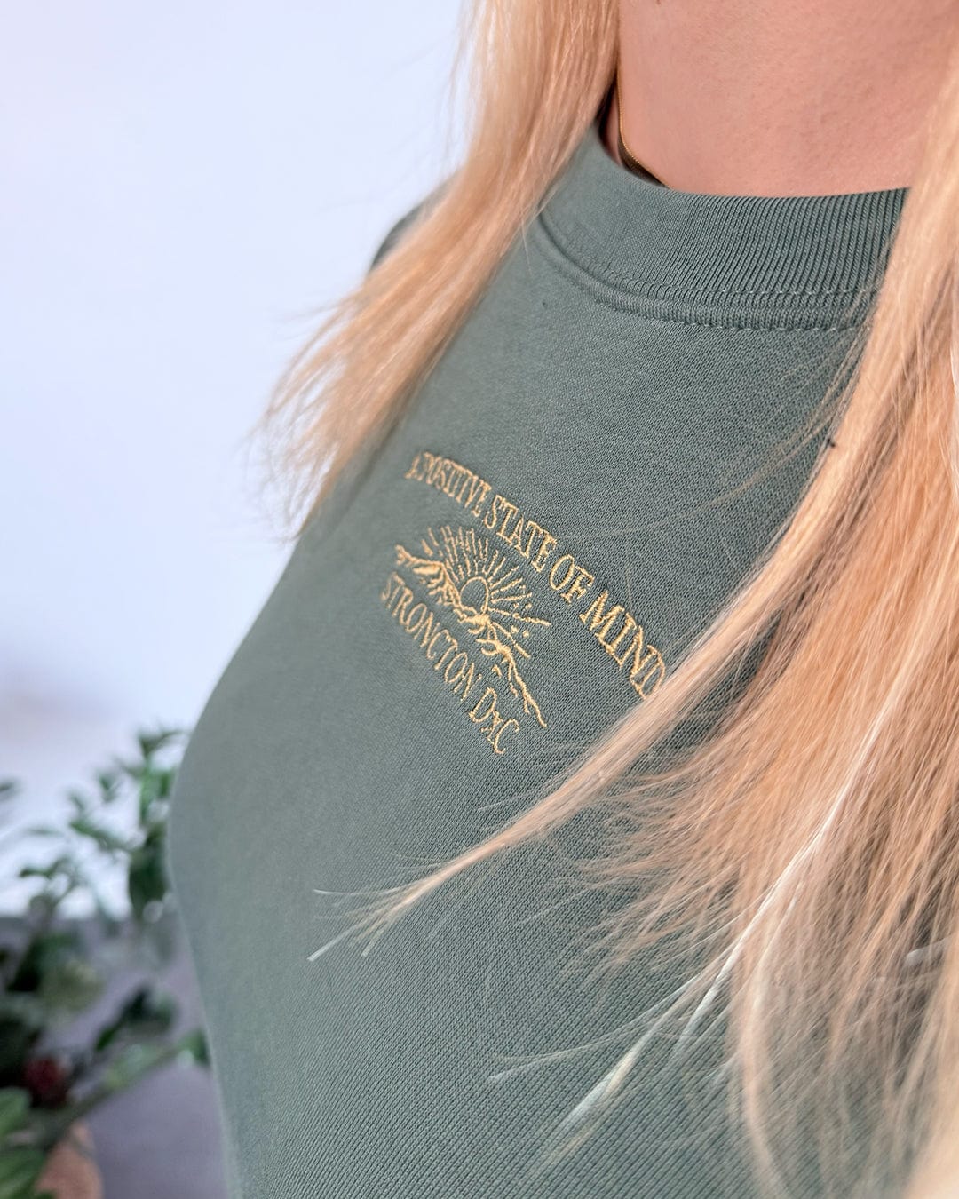 State of Mind Organic Women Crewneck - Green Bay