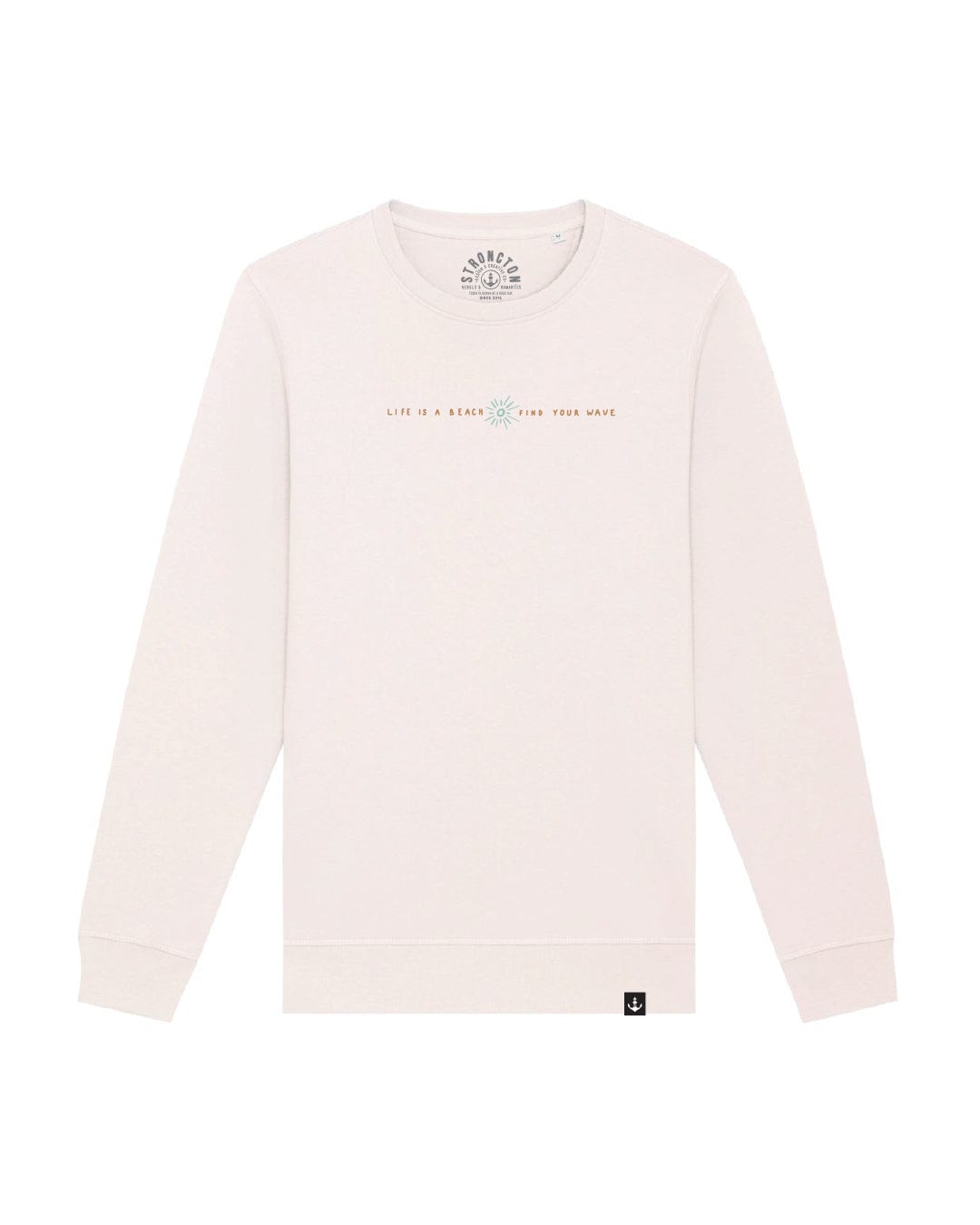 Wave Organic Crewneck - Vintage White