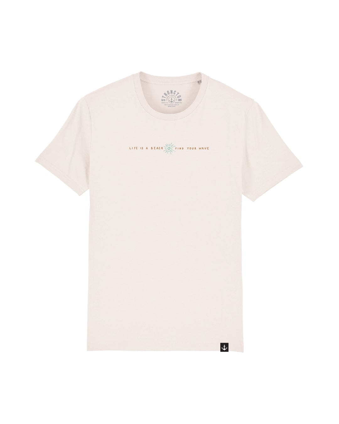 Wave Organic T-Shirt - Vintage White