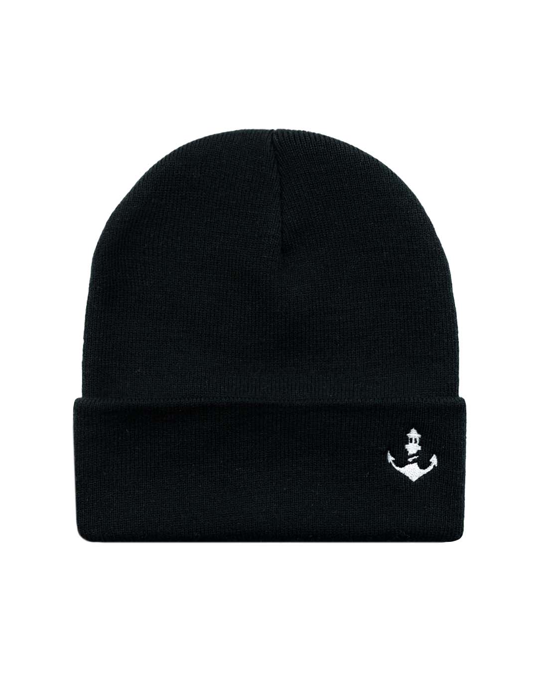 Logo Stitch Beanie - Black