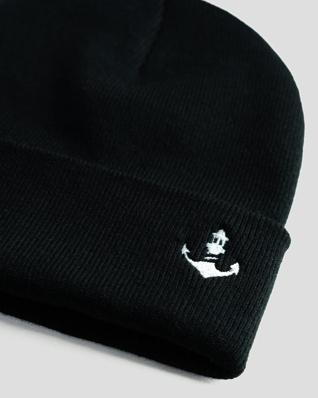 Logo Stitch Beanie - Black