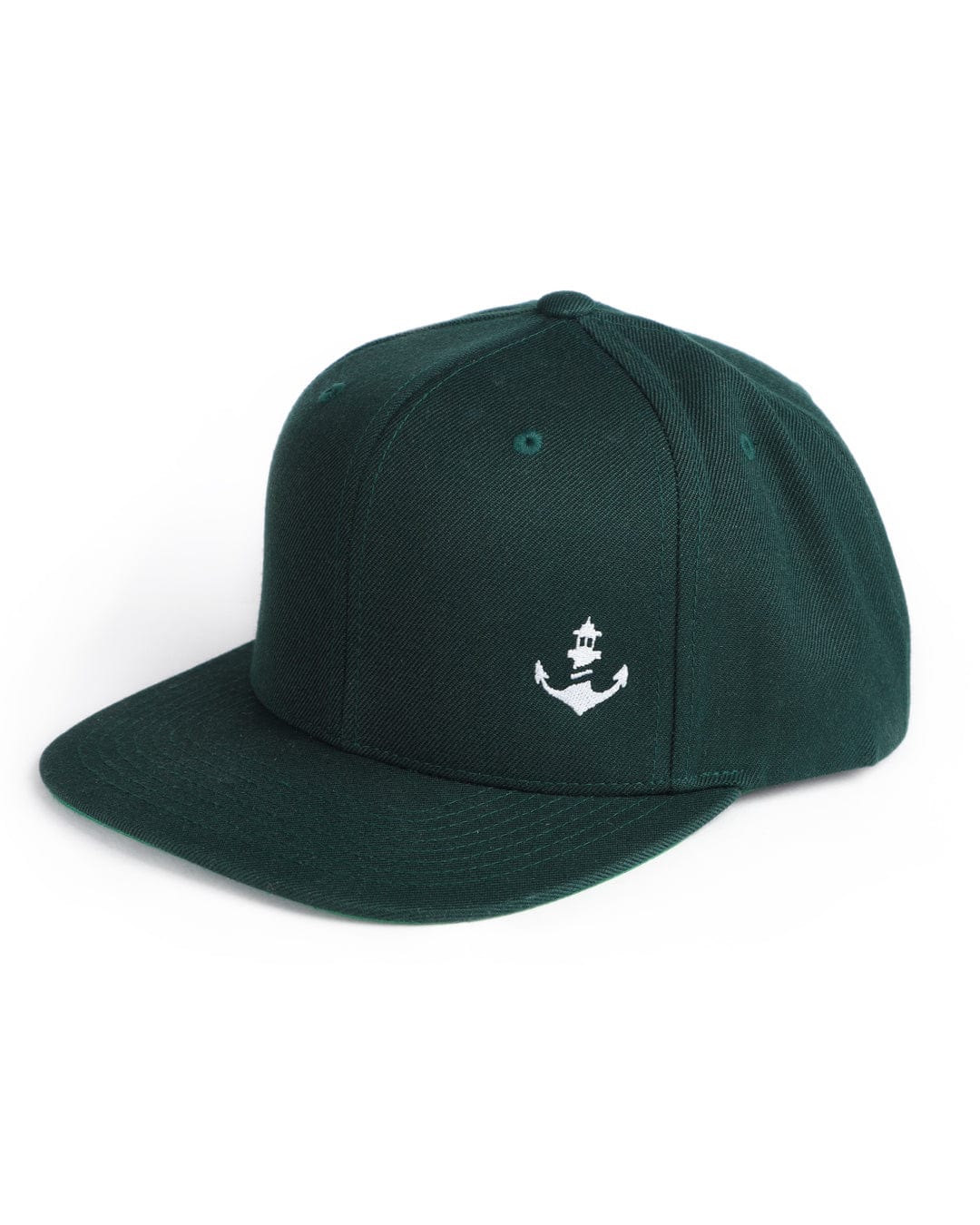 Logo Stitch Snapback Cap - Spruce