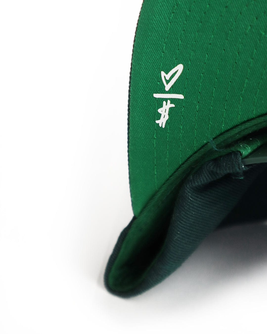 Logo Stitch Snapback Cap - Spruce