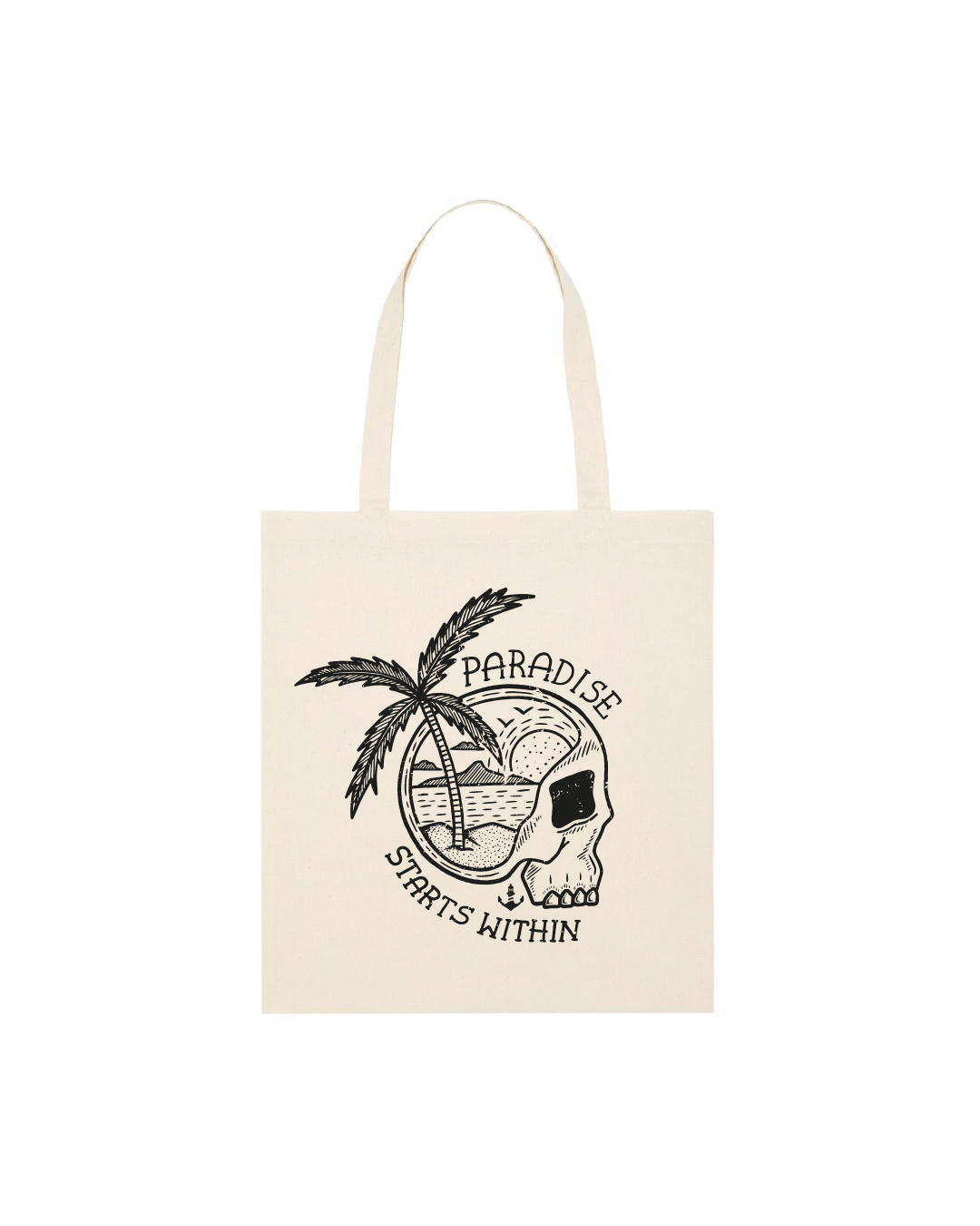 Paradise Tote Bag - Natural Raw